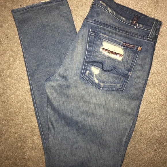 7 For All Mankind Straight Leg - Picture 1 of 6
